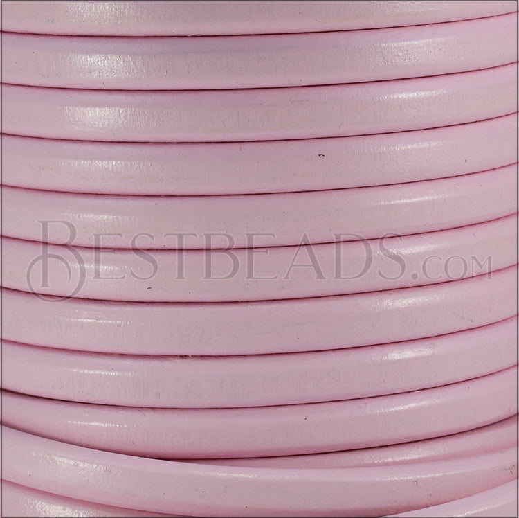 Regaliz® Leather Oval LT PINK - meter