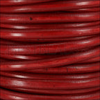 Regaliz® Leather Oval DISTRESSED RED - meter