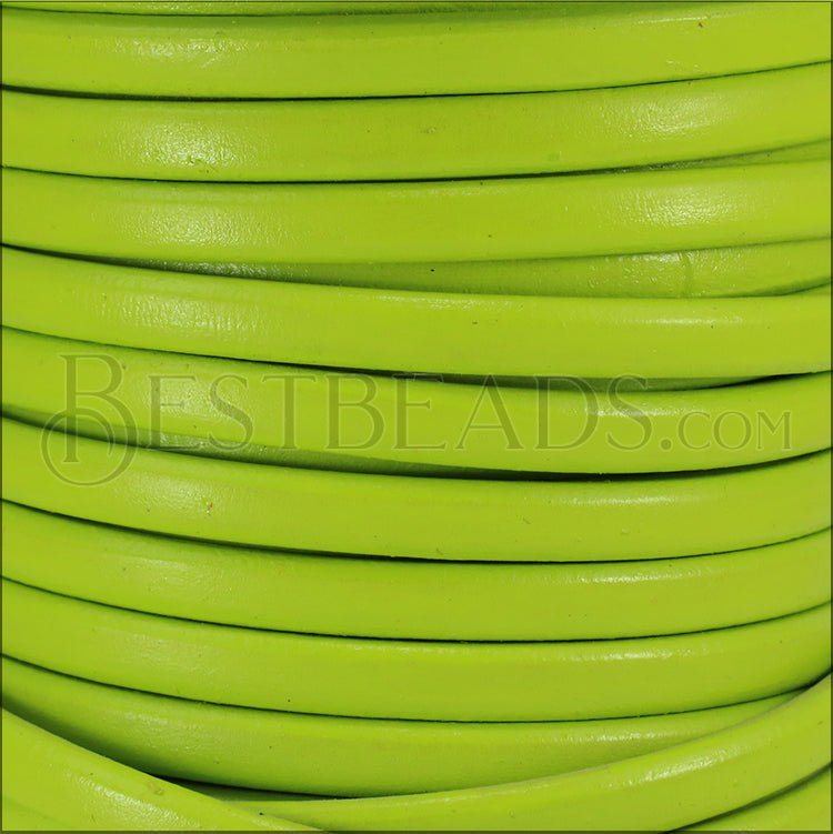 Regaliz® Leather Oval PISTACHIO - meter