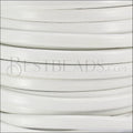 Regaliz® Leather Oval WHITE - meter