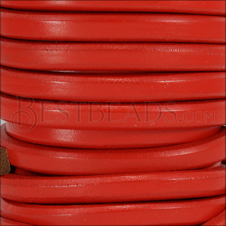 Regaliz® Leather Oval CORAL - meter