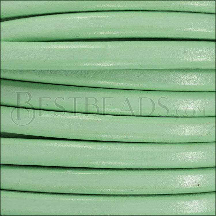 Regaliz® Leather Oval MINT GREEN - meter