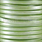 Regaliz® Leather Oval METALLIC PISTACHIO - meter