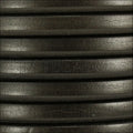 Regaliz® Leather Oval METALLIC GUNMETAL - meter