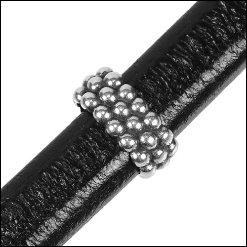 Regaliz® TRIPLE DOT RING spacer ANT COPPER - 10 pcs
