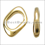 Regaliz® IRREGULAR spacer SHINY GOLD - 10 pcs