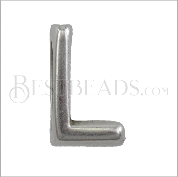Regaliz® alpha L spacer per 10 pieces ANT. SILVER