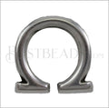 Regaliz® alpha OMEGA spacer per 10 pieces ANT. SILVER