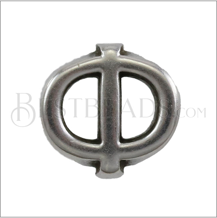 Regaliz® alpha PHI spacer per 10 pieces ANT. SILVER
