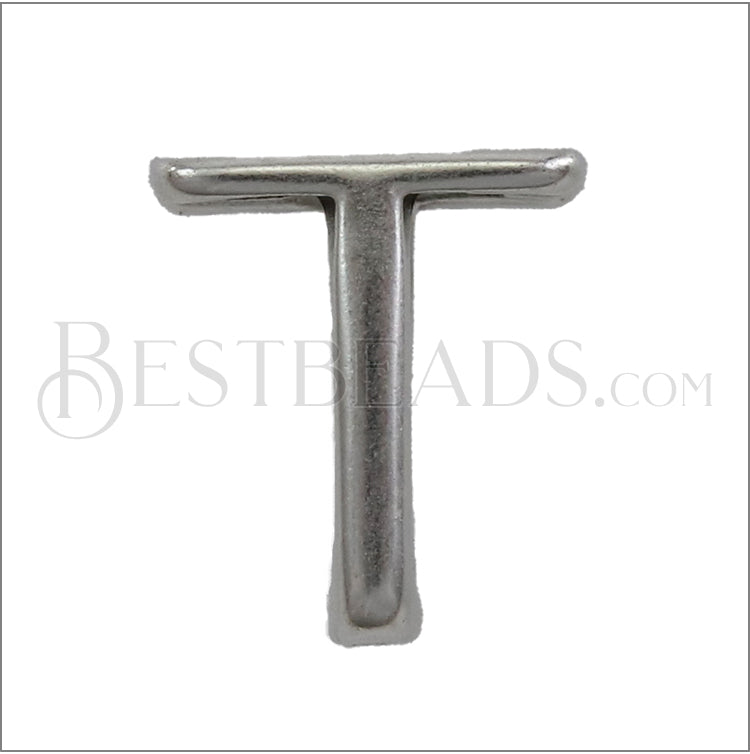 Regaliz® alpha T spacer per 10 pieces ANT. SILVER