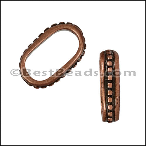 Regaliz® 4.5mm SMALL DOTS spacer ANT. COPPER - 10 pcs