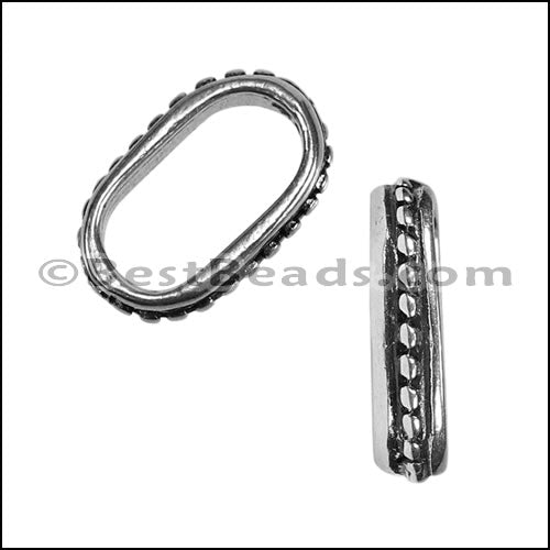 Regaliz® 4.5mm SMALL DOTS spacer ANT. SILVER - 10 pcs