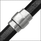 Regaliz® TOP to TAIL Magnetic Clasp ANT. SILVER - 2 clasps