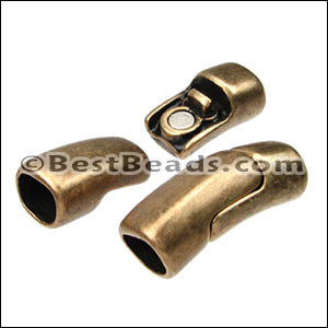 Regaliz® CHUNKY Magnetic Clasp ANT. BRASS - 5 clasps