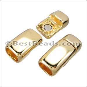 Regaliz® CHUNKY Magnetic Clasp SHINY GOLD - 2 clasps