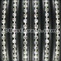 Regaliz® Leather Oval CRYSTAL BLACK - meter