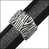 Regaliz® TREE BARK spacer ANT. SILVER - 10 pcs