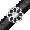 Regaliz® DAISY spacer ANT. SILVER - 10 pcs
