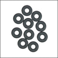 5mm rubber o - rings 10 pcs CHARCOAL