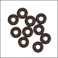 5mm rubber o - rings 10 pcs CHOCOLATE