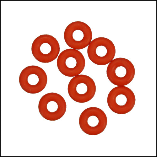 5mm rubber o - rings 10 pcs ORANGE