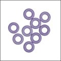 7.25mm rubber o - rings 10 pcs HEATHER