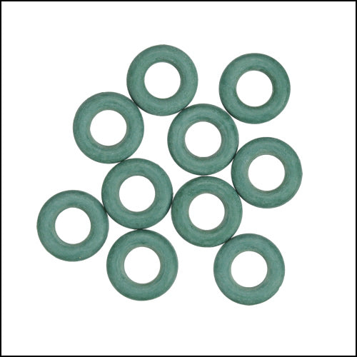 7.25mm rubber o - rings 10 pcs SAGE GREEN