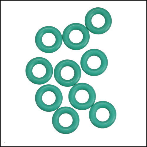 7.25mm rubber o - rings 10 pcs AQUA