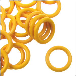 12mm rubber o - rings 10 pcs LEMON
