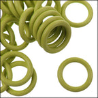 12mm rubber o - rings 10 pcs OLIVE