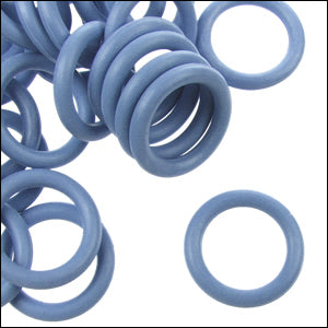 12mm rubber o - rings 10 pcs ICE BLUE