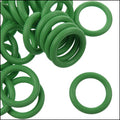 12mm rubber o - rings 10 pcs GRASS GREEN