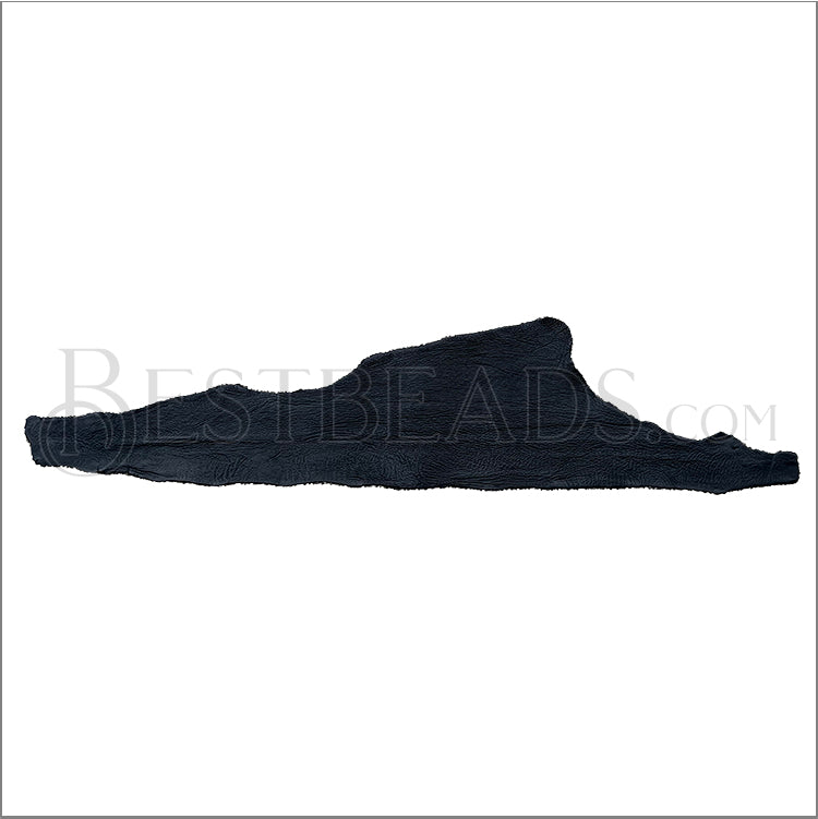 SHARK skin leather - BLACK - per hide