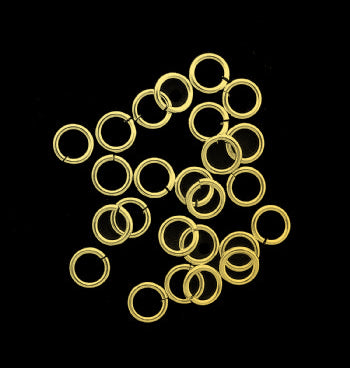 Snapeez GOLD ULTRAPLATE 10mm jump ring - 25 pcs