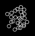 Snapeez SILVER ULTRAPLATE 10mm jump ring - 25 pcs