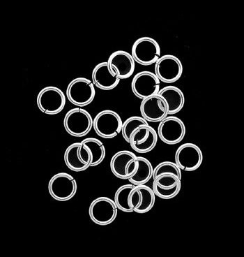 Snapeez SILVER ULTRAPLATE 10mm jump ring - 25 pcs