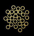 Snapeez GOLD ULTRAPLATE 12mm jump ring - 25 pcs