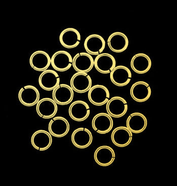 Snapeez GOLD ULTRAPLATE 12mm jump ring - 25 pcs