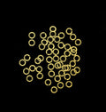 Snapeez GOLD ULTRAPLATE 4mm jump ring - 50 pcs