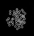 Snapeez SILVER ULTRAPLATE 4mm jump ring - 50 pcs