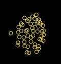 Snapeez GOLD ULTRAPLATE 6mm jump ring - 50 pcs