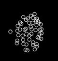 Snapeez SILVER ULTRAPLATE 6mm jump ring - 50 pcs