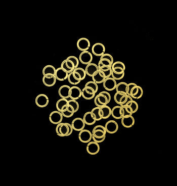 Snapeez GOLD ULTRAPLATE 8mm jump ring - 50 pcs