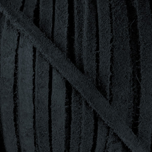 4mm Flat SUEDE lace NAVY BLUE - 20m SPOOL