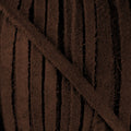 4mm Flat SUEDE lace DARK BROWN - 20m SPOOL