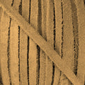 4mm Flat SUEDE lace NATURAL - 20m SPOOL