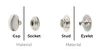 Snap Button GOLD - set of 10