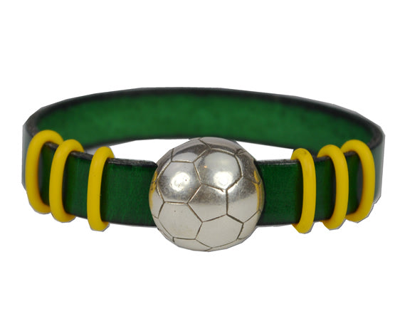 10mm flat SOCCER BALL magnetic clasp ANTIQUE SILVER - 10 clasps