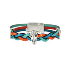3mm flat leather PASTEL EMERALD GREEN - meter