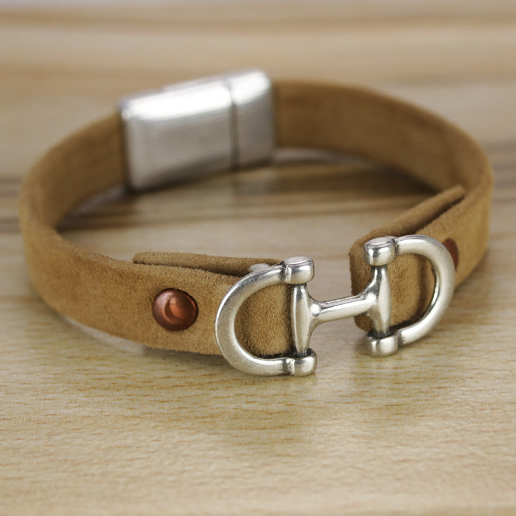 10mm flat GOAT SUEDE leather TAUPE - meter